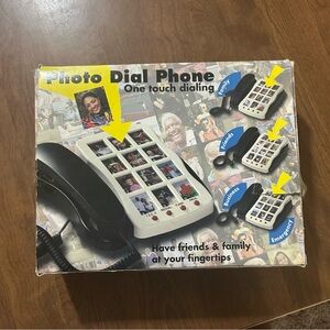 Vintage Photo Dial Phone NIB